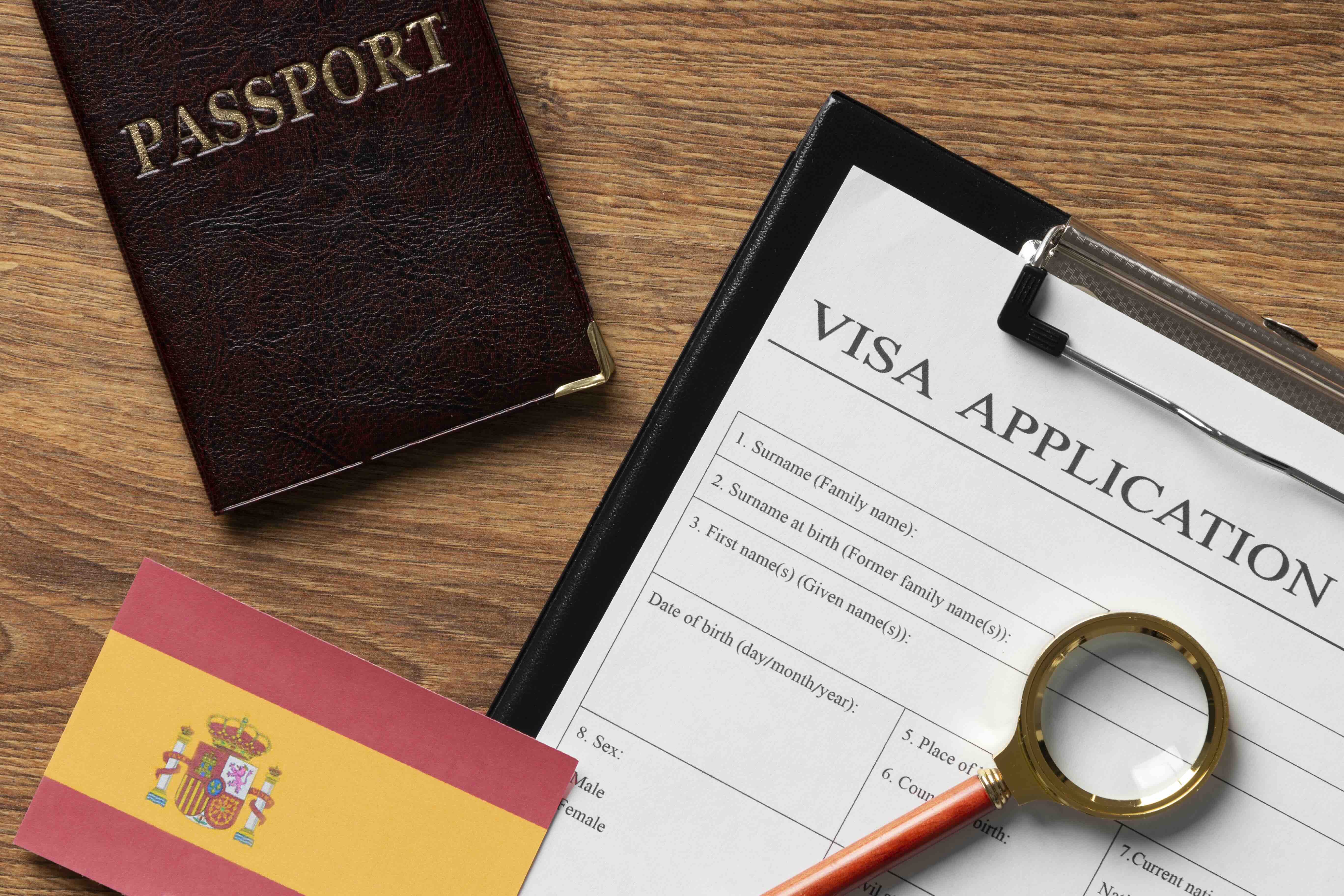 Spanish residency TIE card and immigration documents for expats