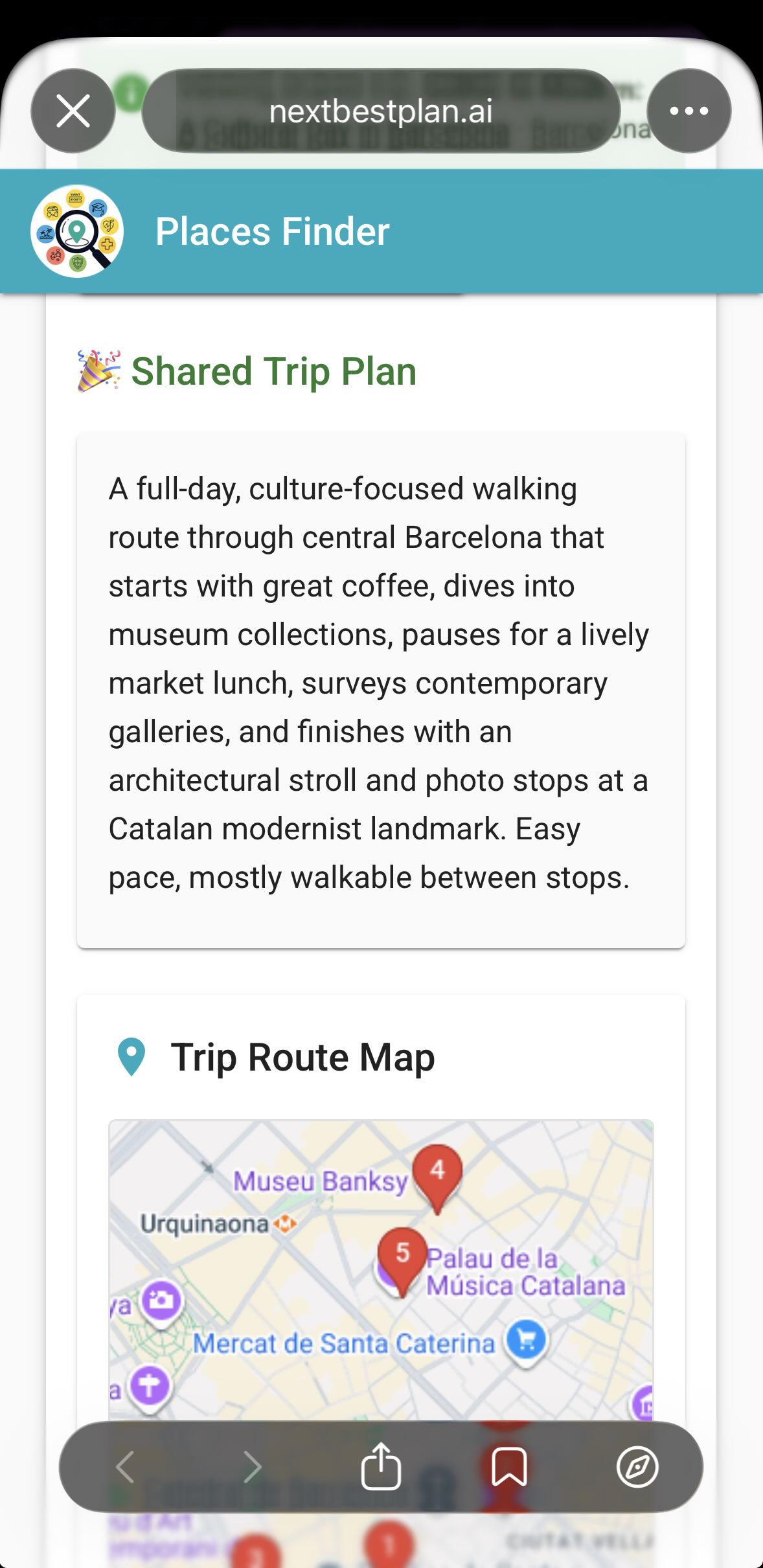 NextBestPlan bot screenshot
